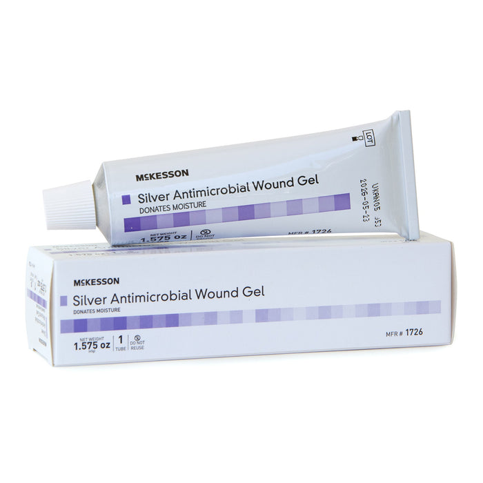 McKesson Silver Antimicrobial Wound Gel - 1.57 oz