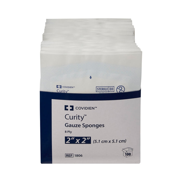 Curity 2" x 2" Sterile Sponge Gauze - 1806