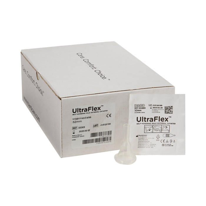 UltraFlex® Self-Adhesive Male External Catheter - Box of 30