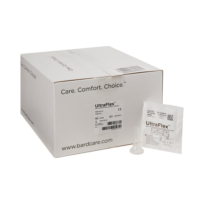 UltraFlex® Self-Adhesive Male External Catheter - Box of 30