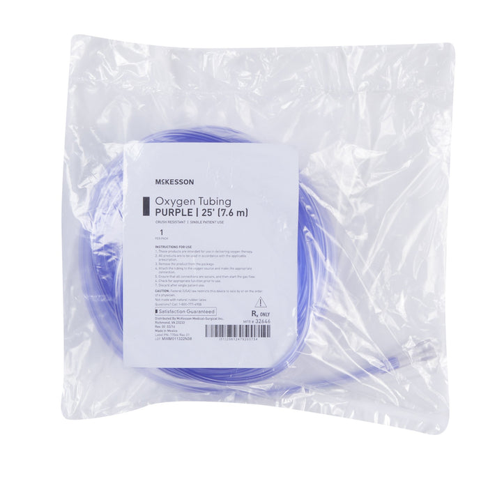 McKesson Oxygen Tubing - 25 Foot  - Case of 25