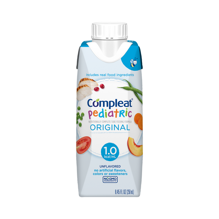 Compleat® Pediatric Original 1.0 Pediatric Tube Feeding Formula 8oz - Case of 24