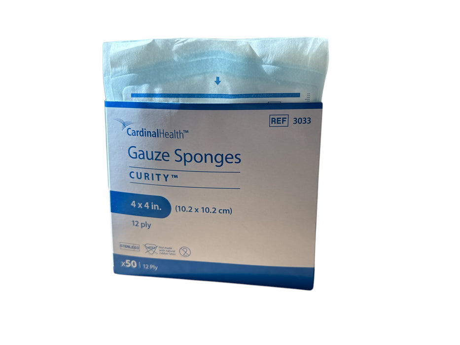 Curity™  Gauze Sponge  12-Ply 4 X 4 Inch - 3033