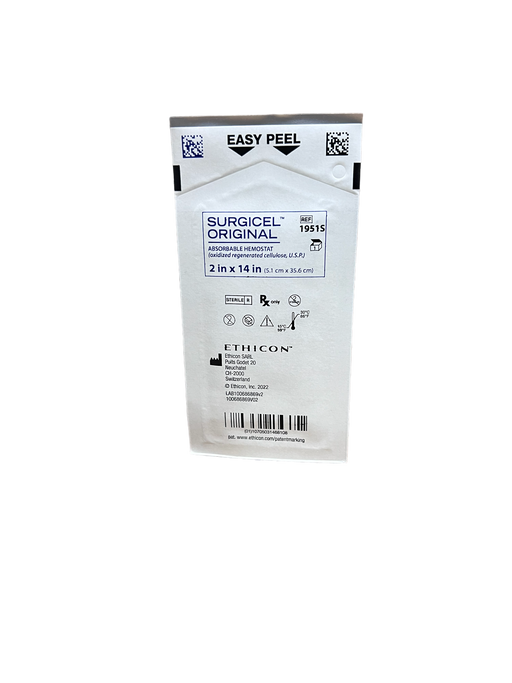 Surgicel® Original 2x14" Oxidized Absorbable Hemostat Dressing - 1951S - Medical Supply Surplus