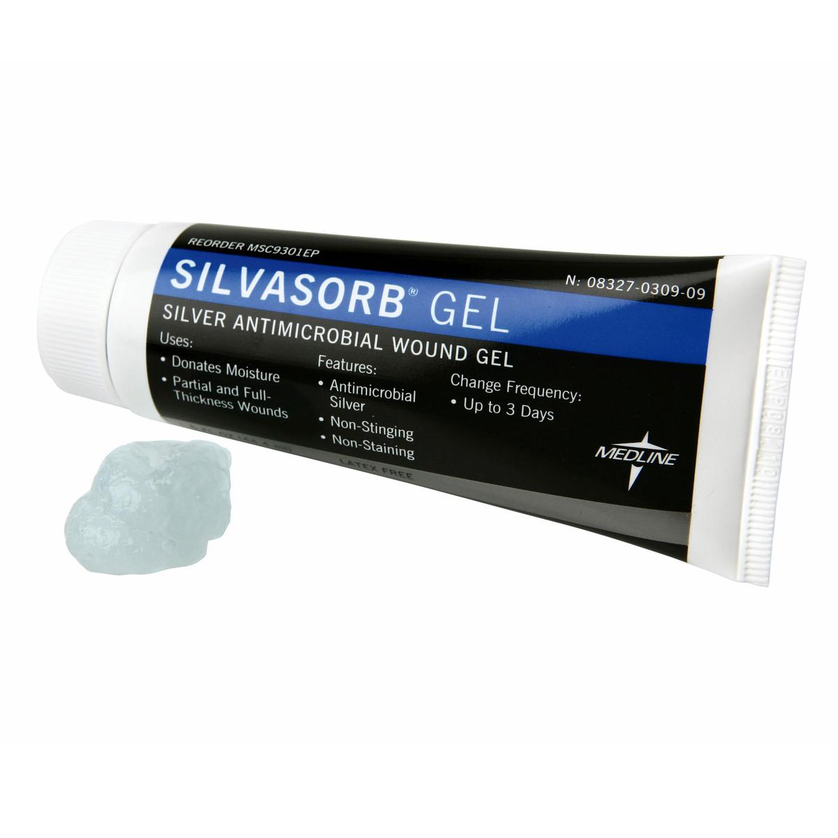 SilvaSorb Silver Antimicrobial Wound Gel 3oz - MSC9303EP — Medical ...