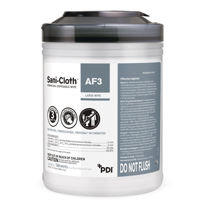 Sani-Cloth® AF3 Surface Disinfectant Wipe - Case of 12 - Medical Supply Surplus