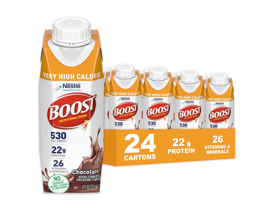 Boost® Very High Calorie Chocolate Flavor 8oz - Case of 24