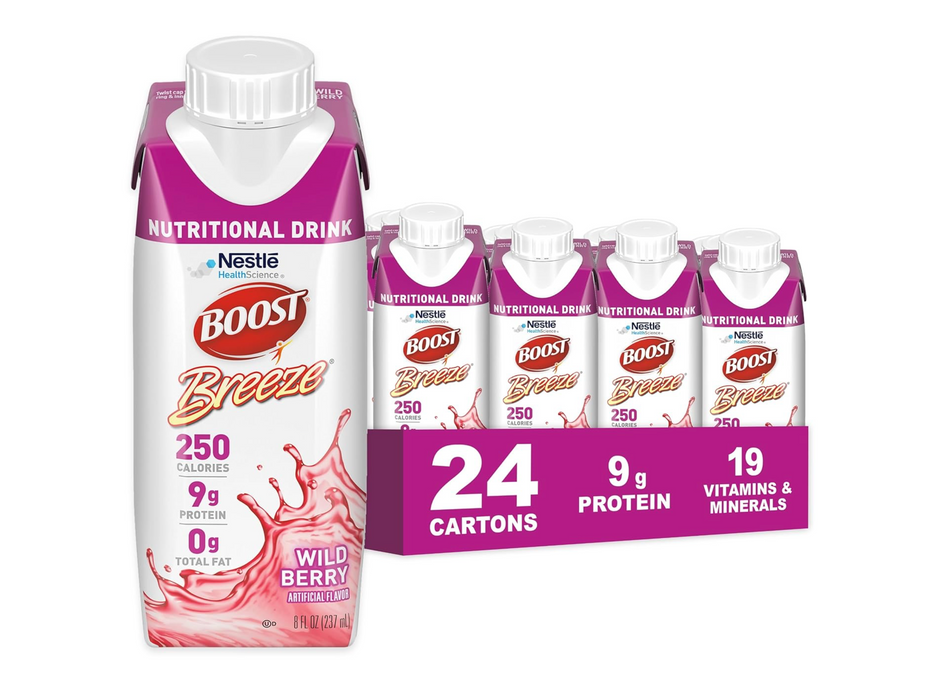 Boost® Breeze Nutritional Drink 8oz - Case of 24