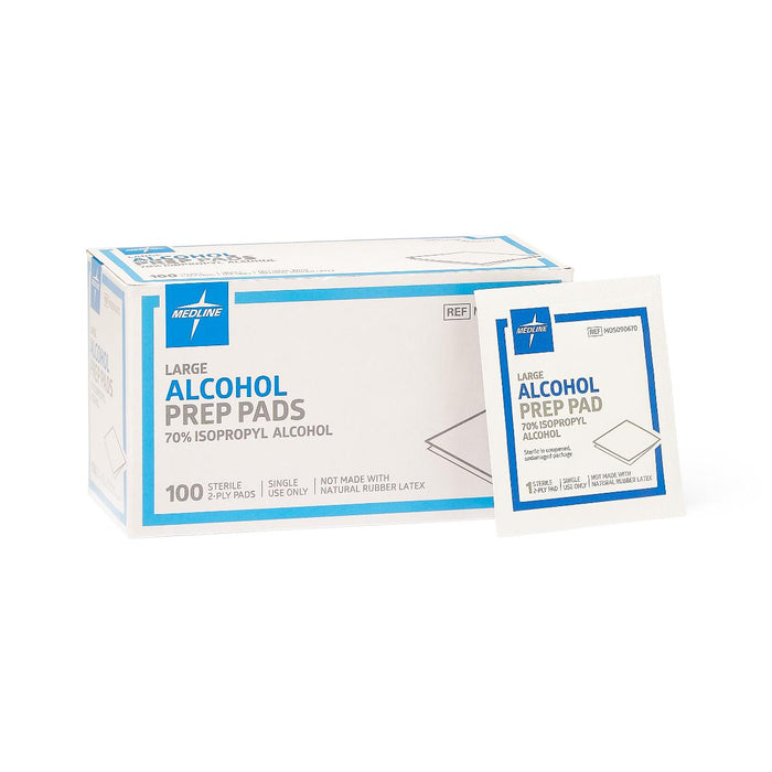 Sterile Alcohol Prep Pads: Large - Case of 1000 - Medical Supply Surplus
